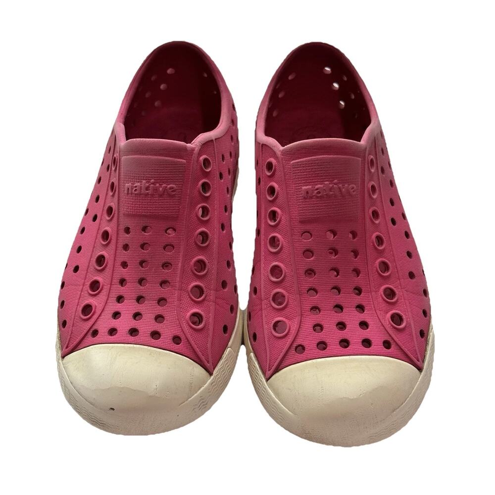 Native Jefferson Shoes Hollywood Pink Slip-On Toddler Size C9 Comfort Water